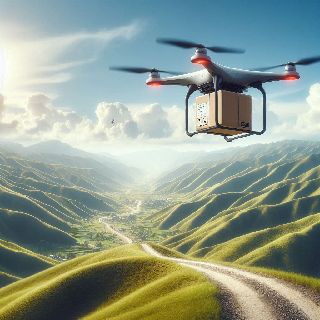 mail through drones